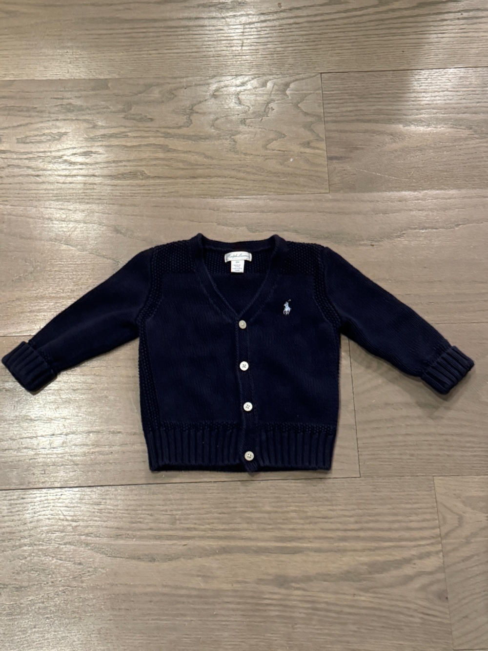 Ralph Lauren Dark Navy Knit Cardigan